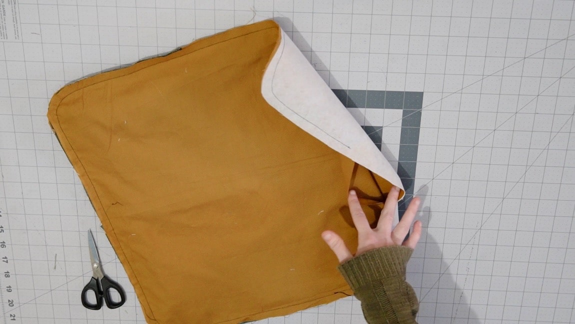 leave a gap in the stitches