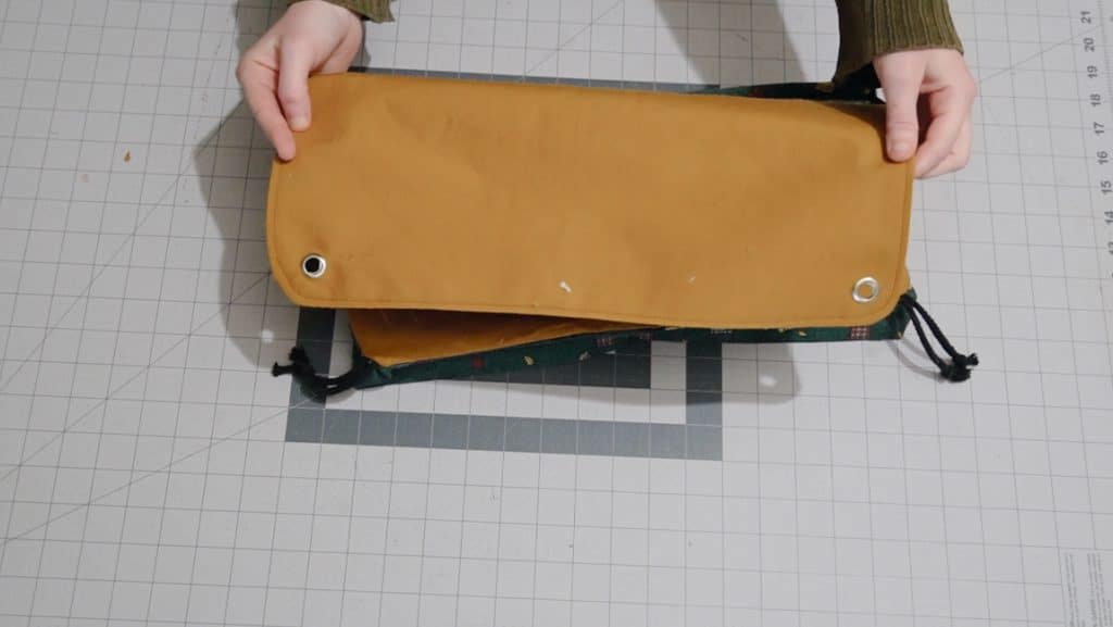 press the grommets together with a press