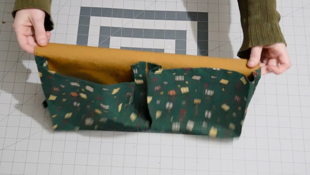 finished pocket organizer