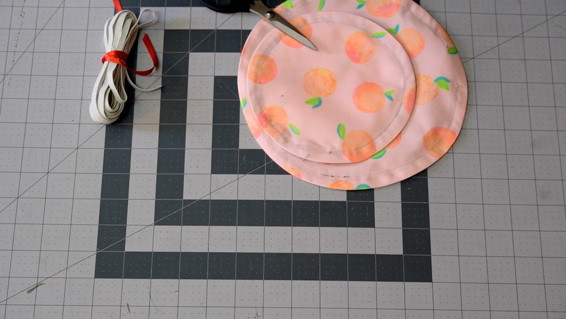 turn bias tape to the wrong side and sew