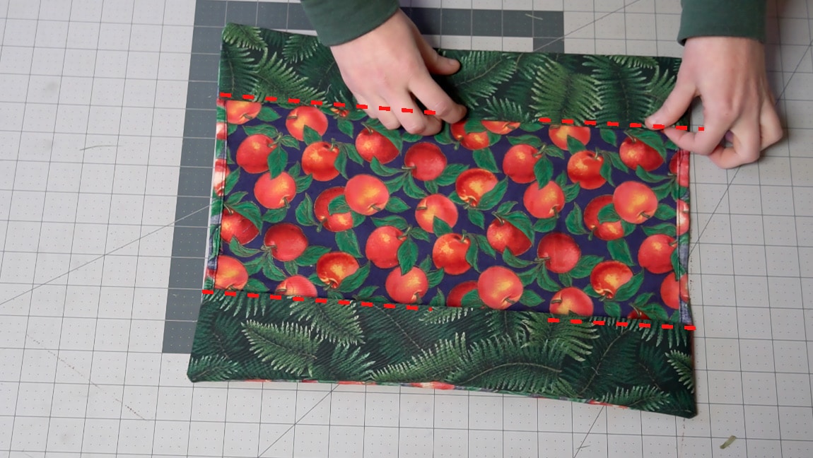 edgestitch side pillows