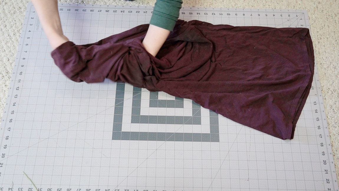 sew the arms together