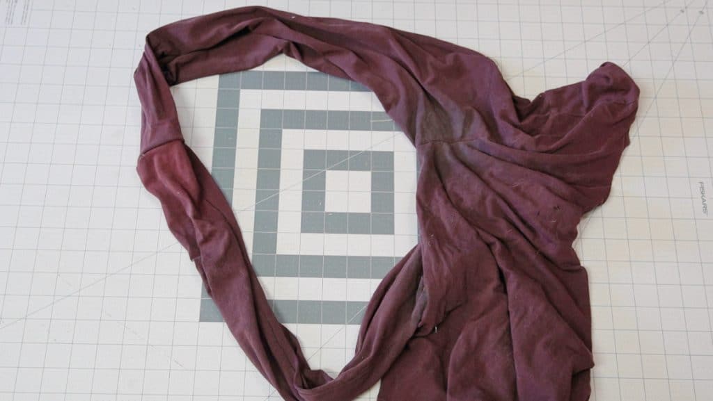 sew the arms together