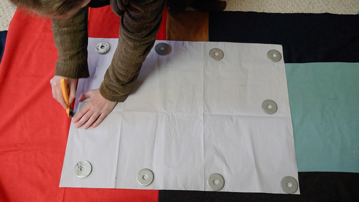 cut out the pillow pieces