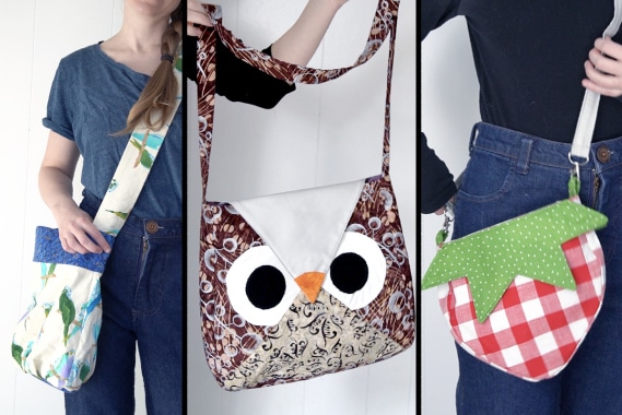 examples of diy crossbody bags