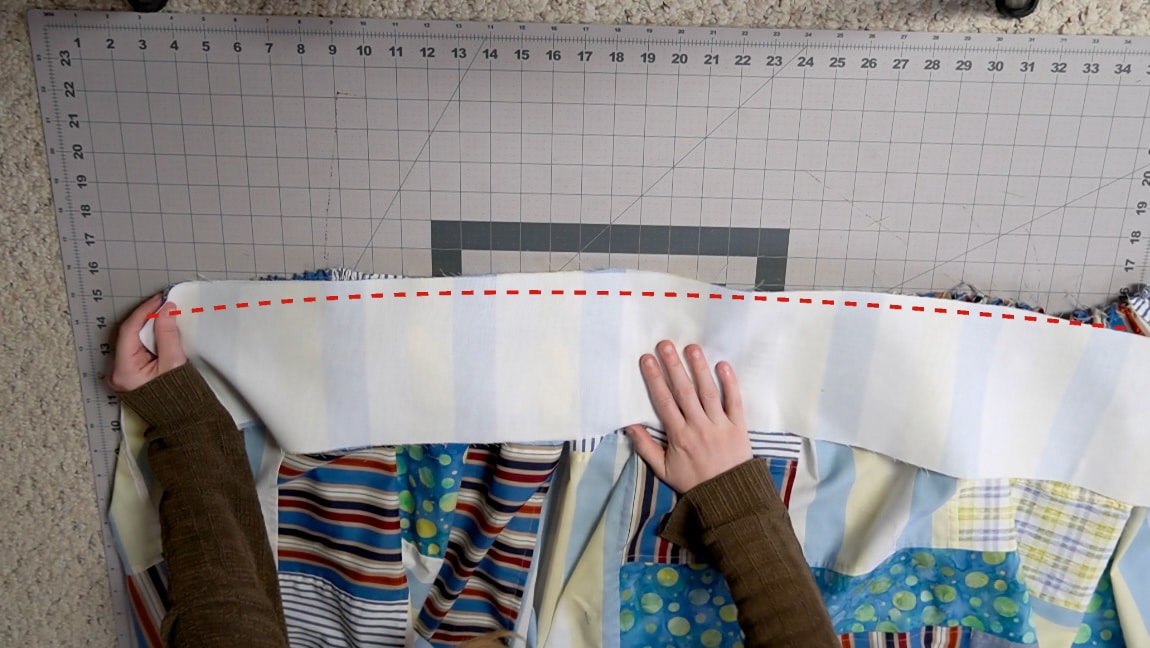 add the waistband