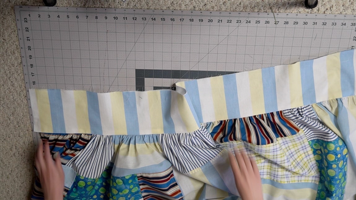 add the waistband