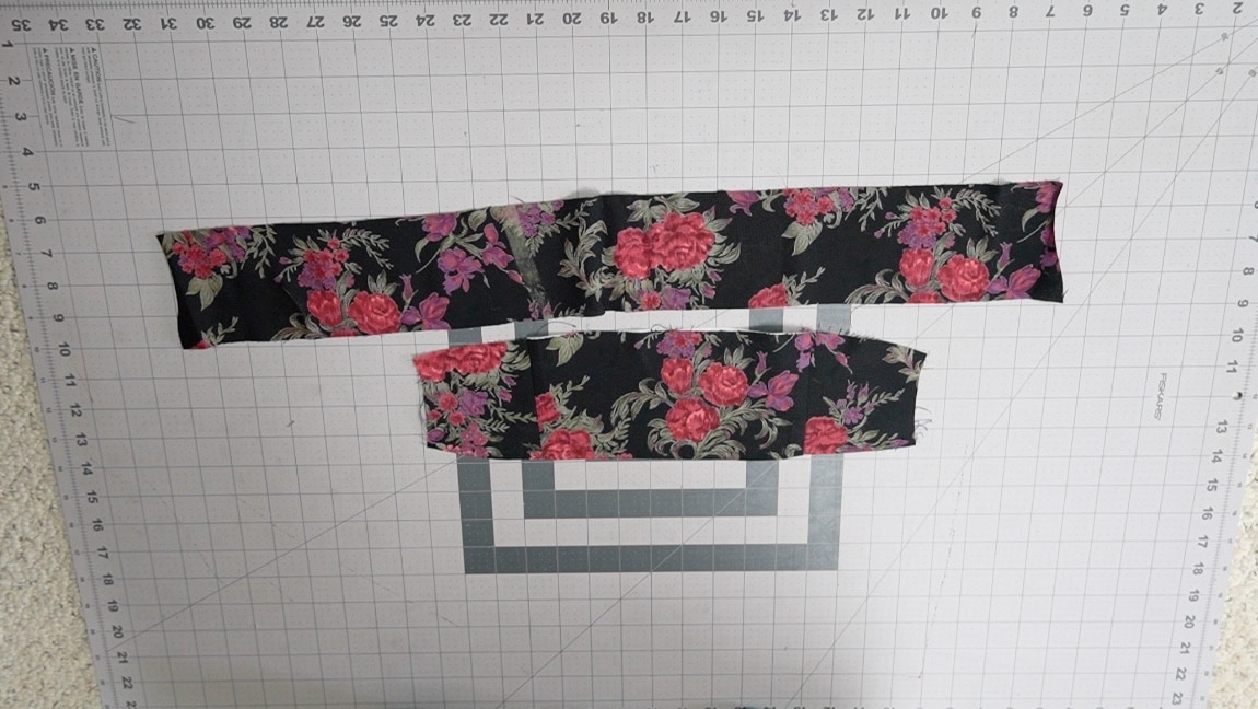 sew the facing together