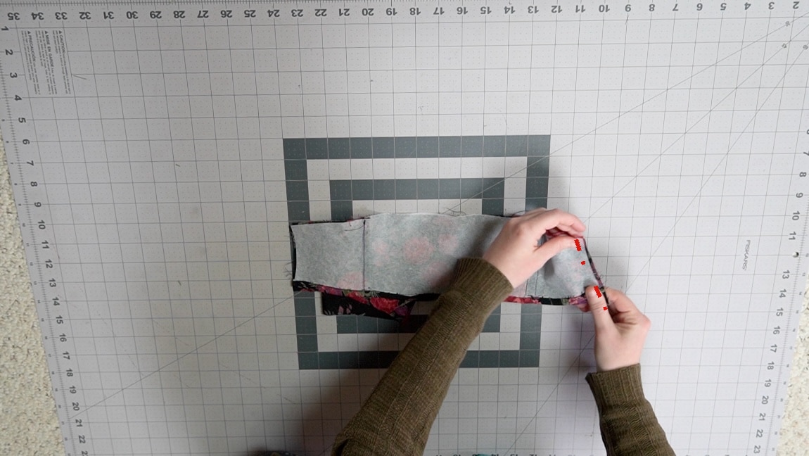 sew the front and back together