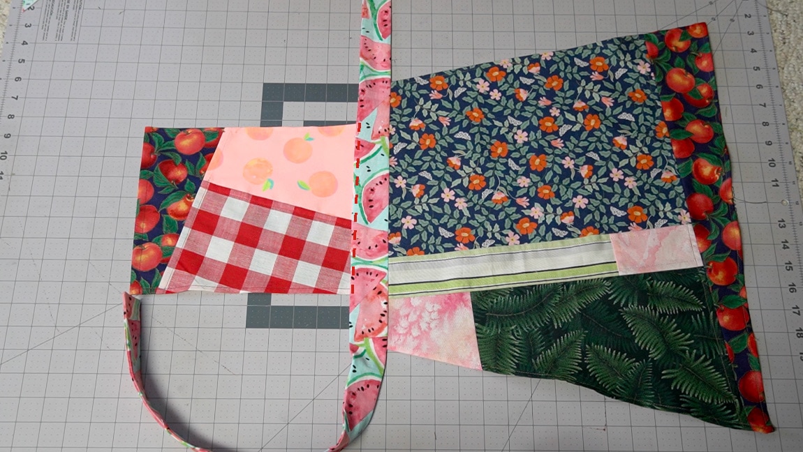 sew the waistband in place