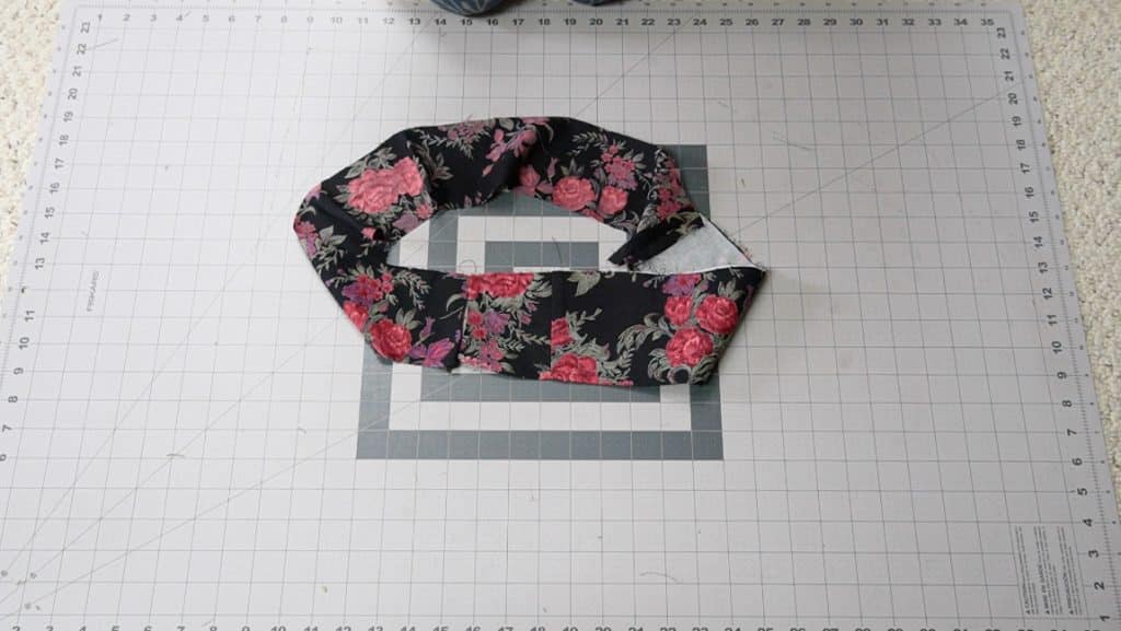 sew the front and back together leave a gap