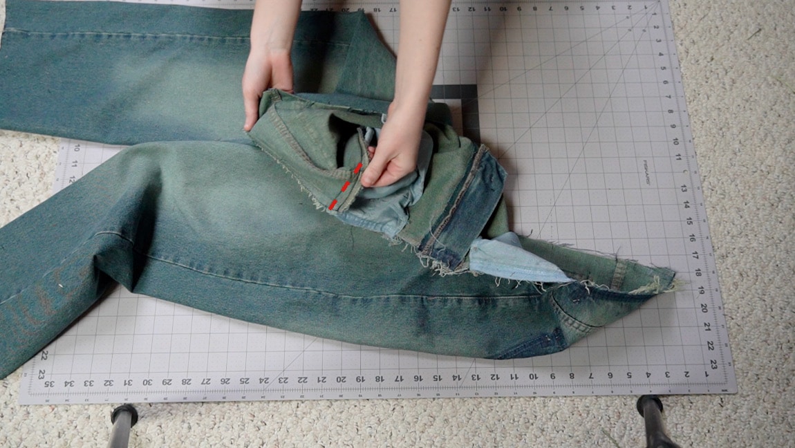 sew the sides 1/2 inch