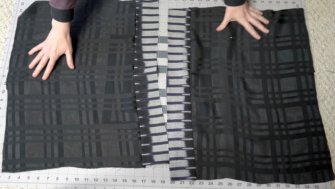 sew the sleeve band to the sleeve