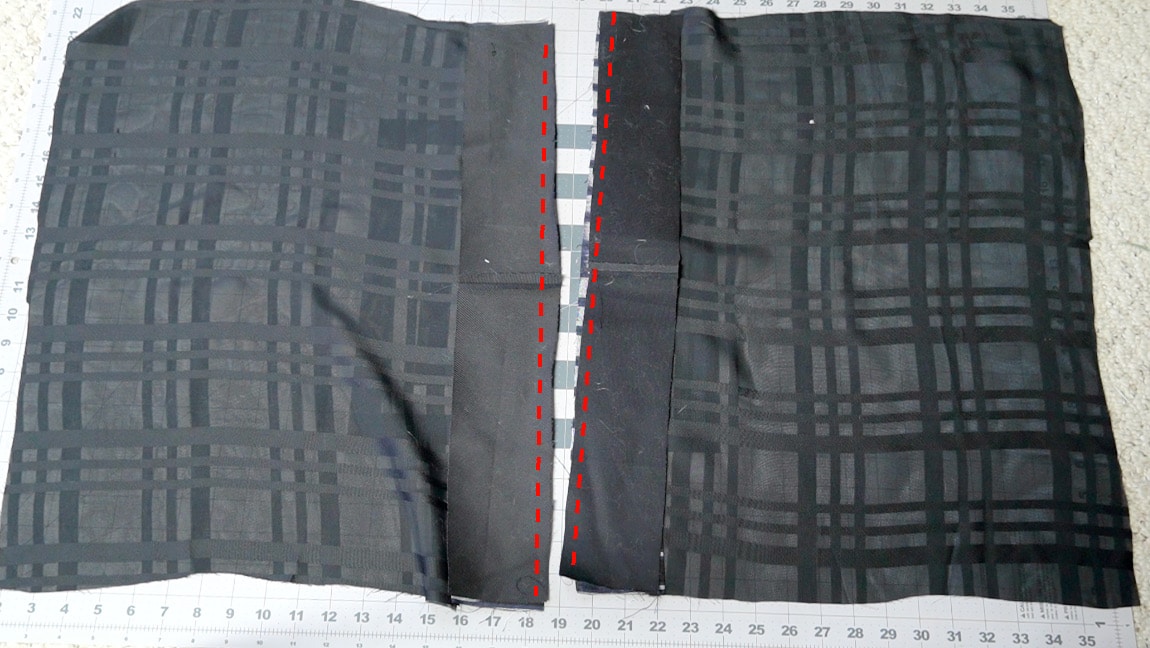 sew the sleeve lining to the sleeve