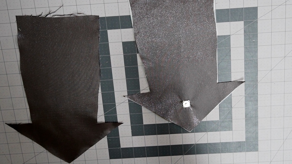 sew magnet to to arrow