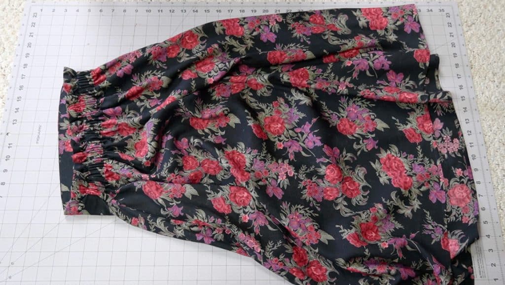finished skirt
