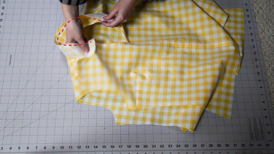 sew the collar