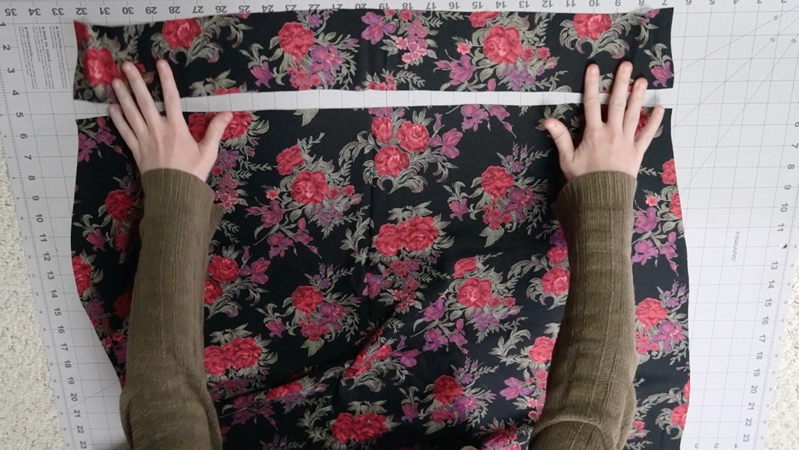 sew the back waistband