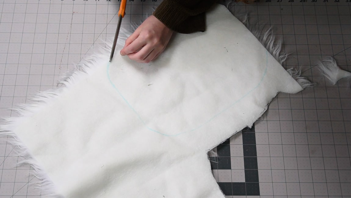 clip the faux fur