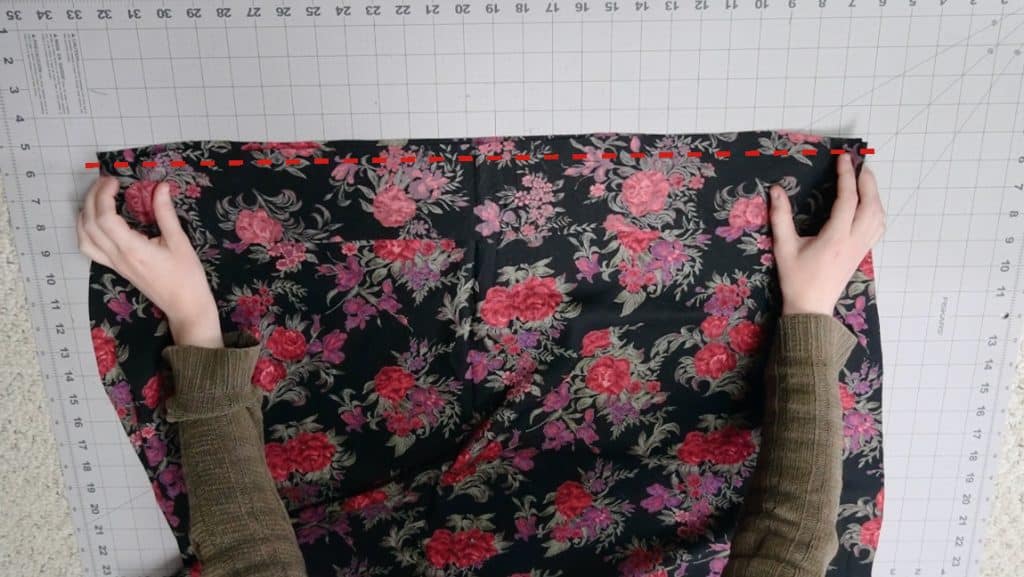 sew the back waistband