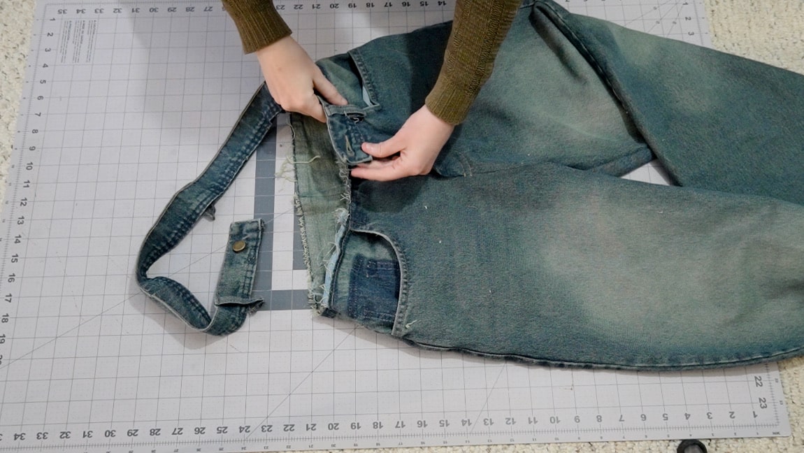 sew the waistband to the pants