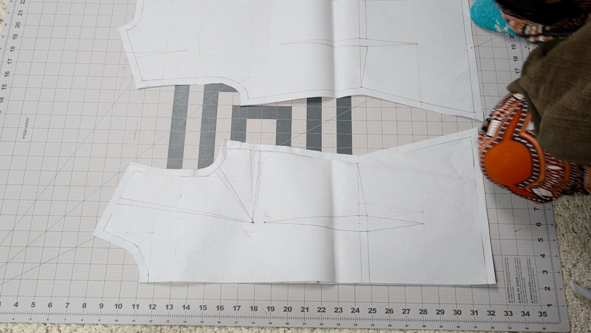 add seam allowance and test the bodice