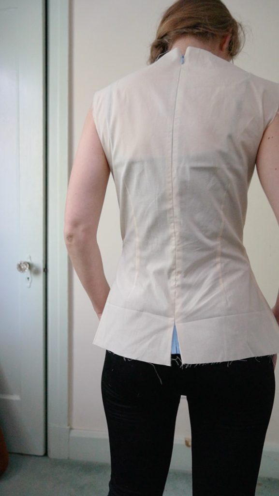 the back of the sloper