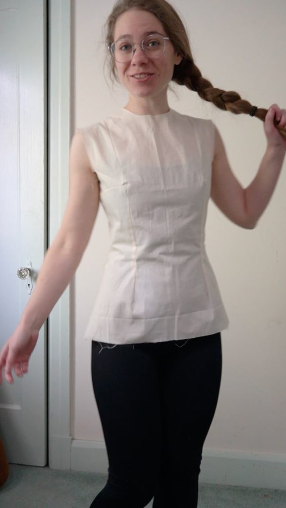 the front of the sloper