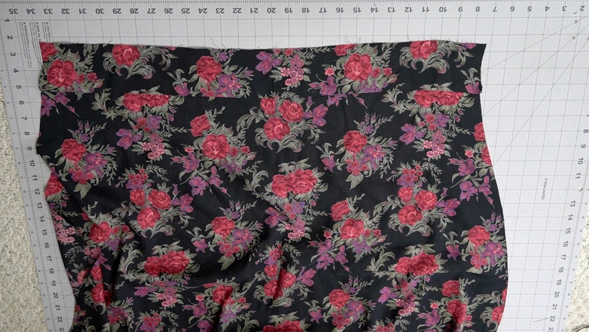 sew the back waistband
