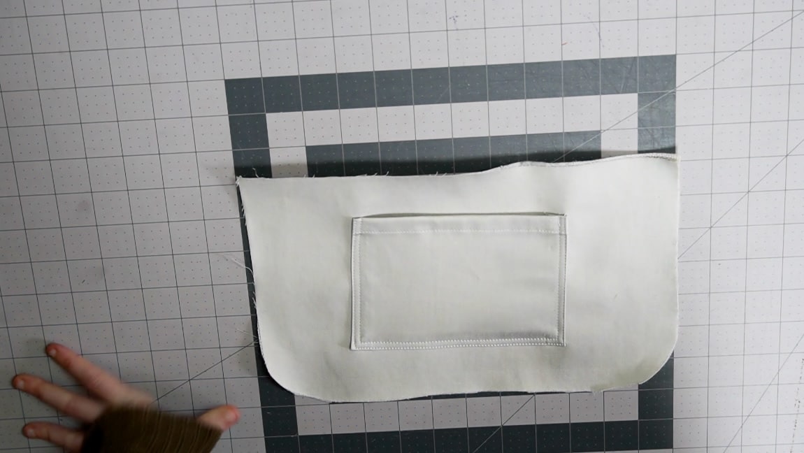sew pocket to lining