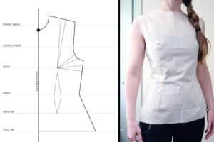 front bodice sloper