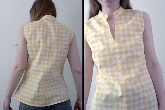 mandarin collar shirt