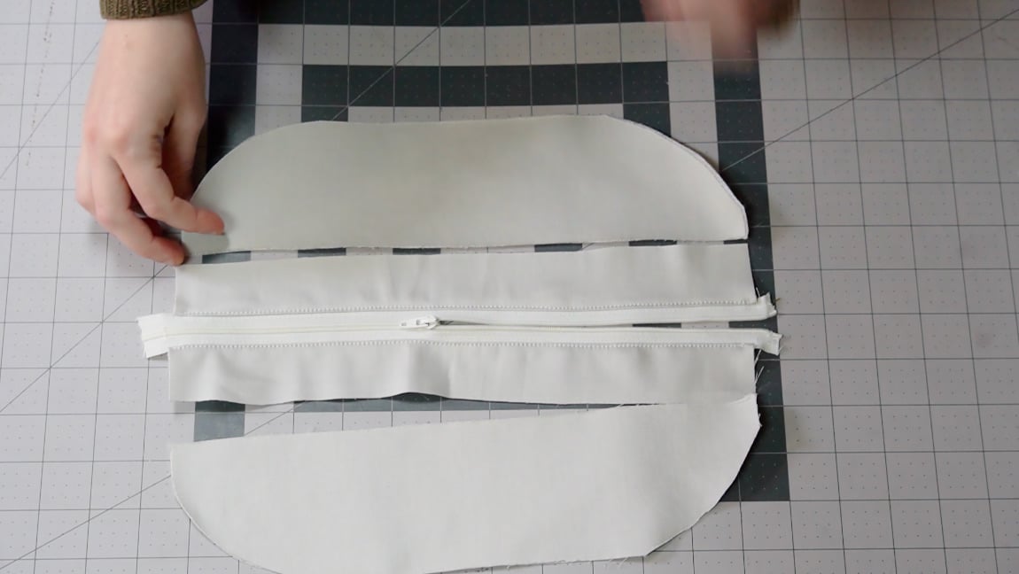 sew upper lining