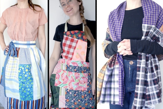 examples of scrap fabric sewing ideas