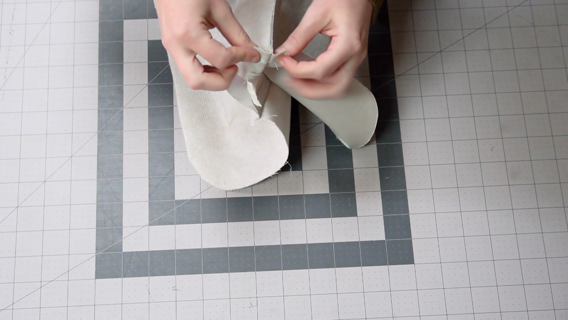 leave seam allowance unsewn