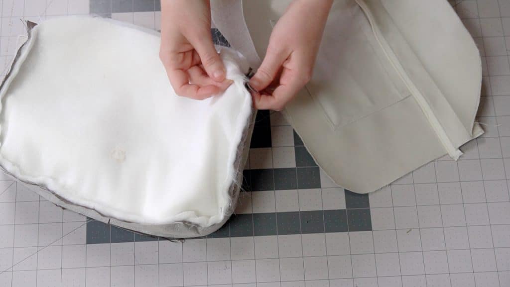 leave seam allowance unsewn