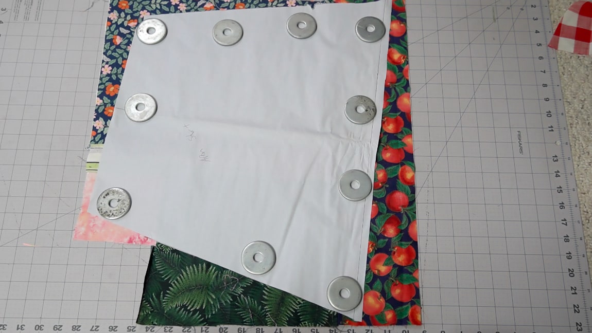 cut out your fabric pieces