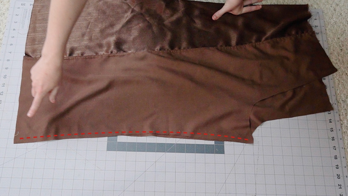 sew the inseam of the pants