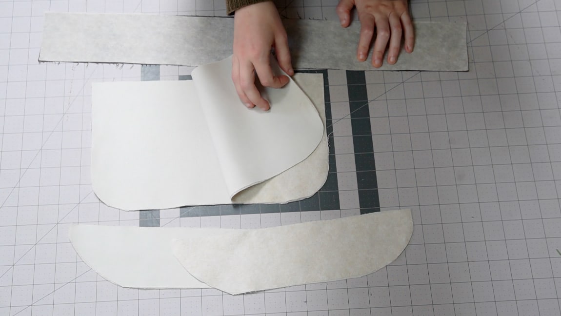 apply interfacing to lining