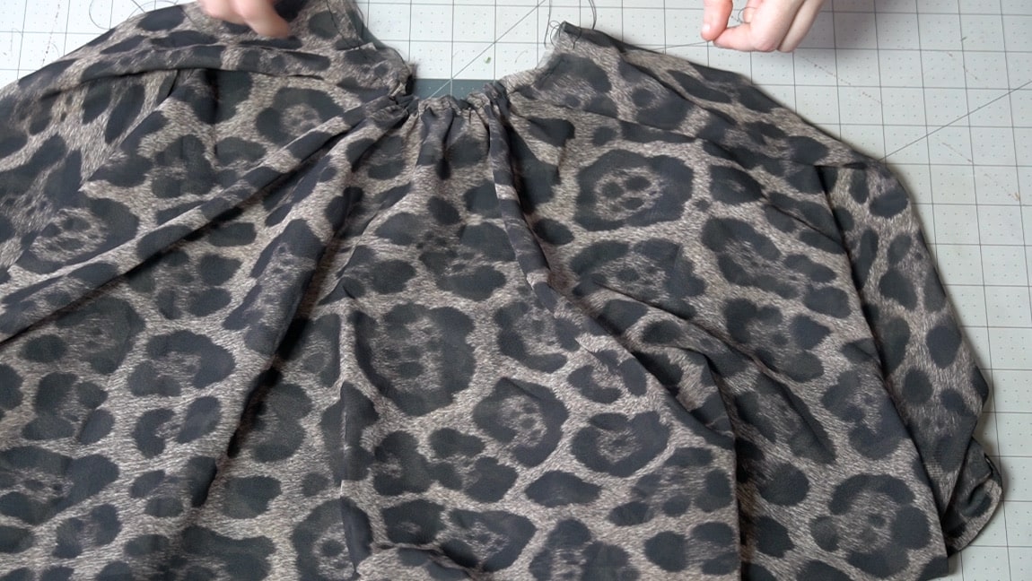 gather the neckline