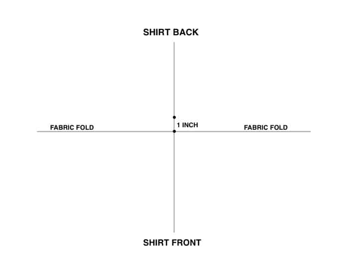 make the back neck mark