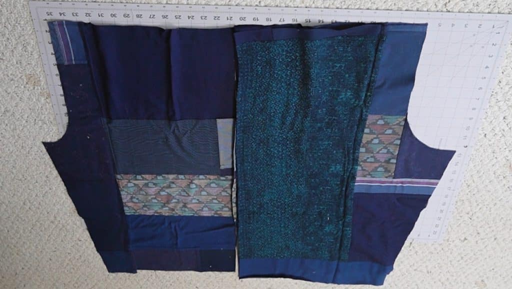 cut pattern pieces