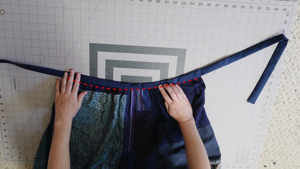 sew the waistband