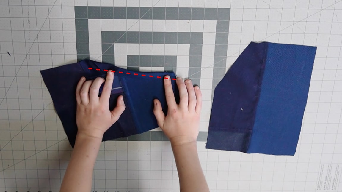 hem the pockets