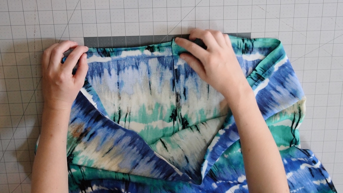 fold over casing