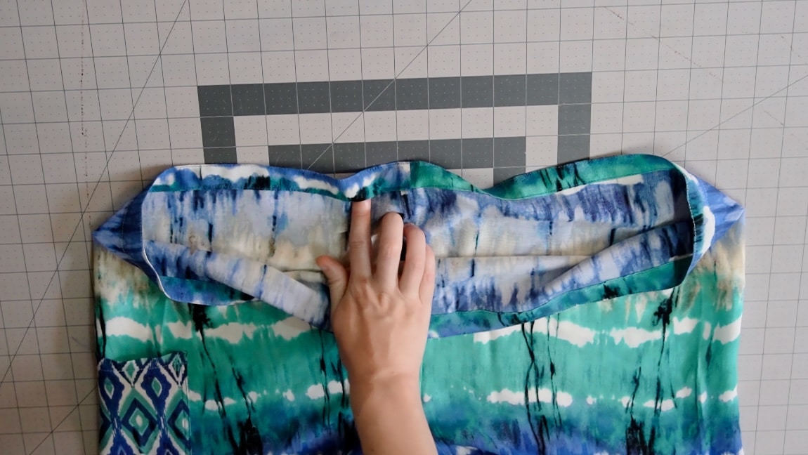 fold over casing leave a gap