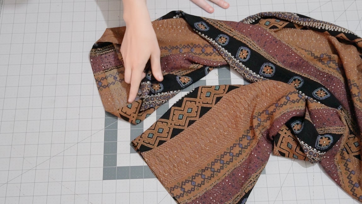 fold the cuff casing