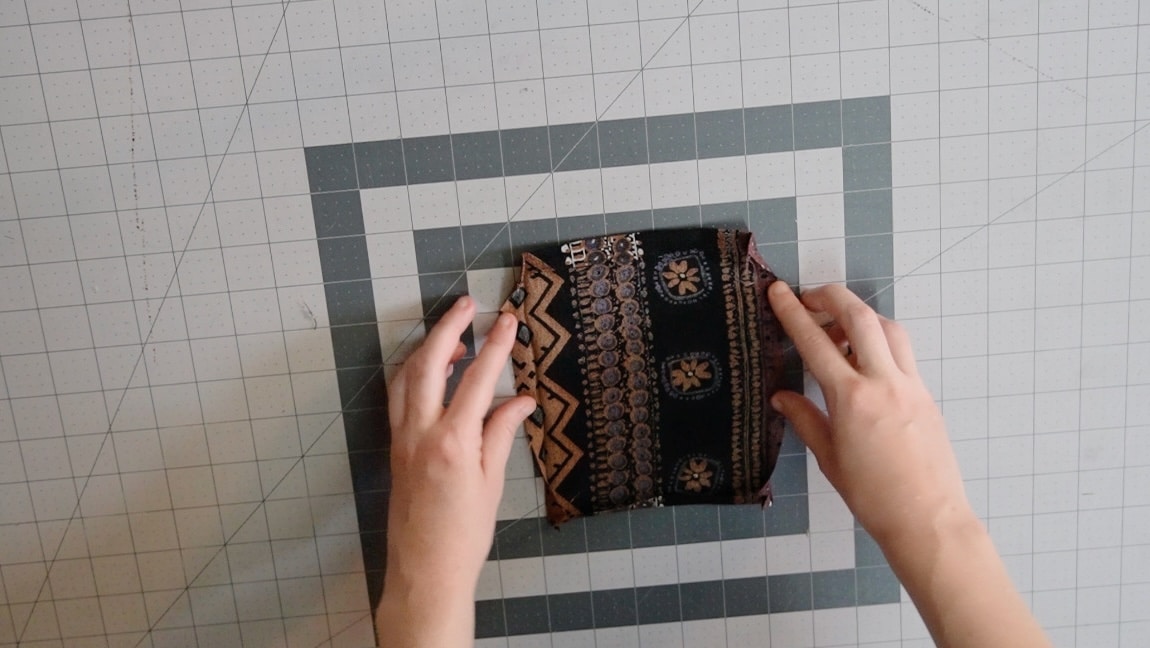 fold the seam allowance