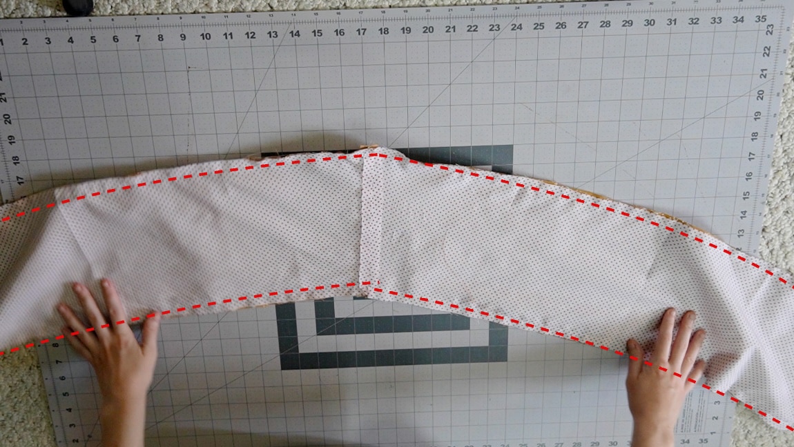 sew front to back