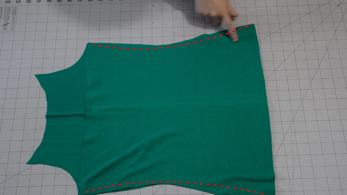 sew front and back